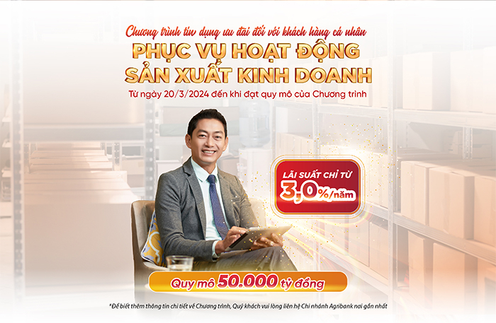 Ưu đãi khách hàng vay vốn với lãi suất cho vay ngắn hạn chỉ từ 4,0%/năm -0