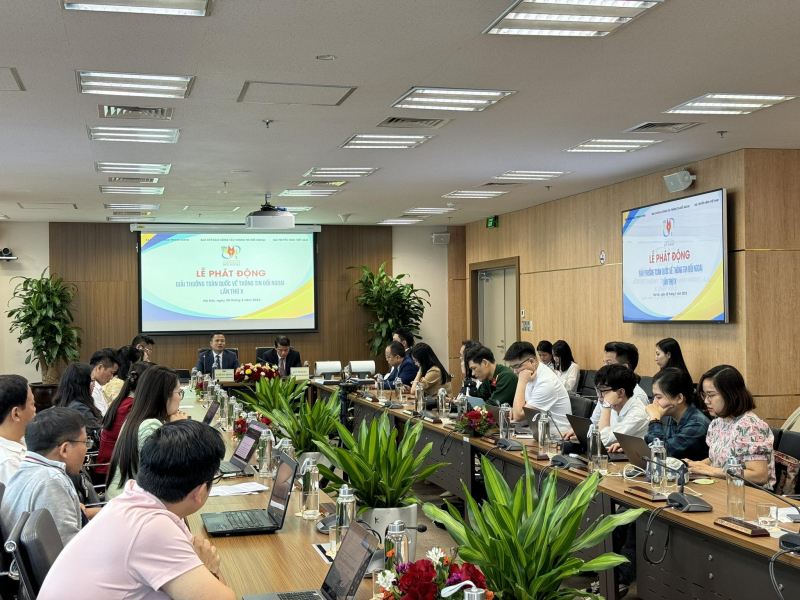 Phát động Giải thưởng toàn quốc về thông tin đối ngoại lần thứ X -0