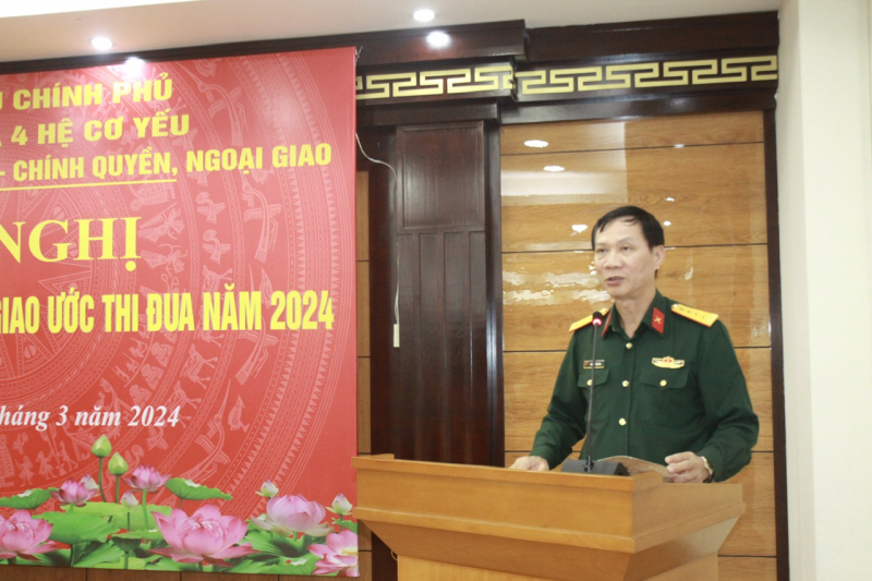 100% đơn vị thuộc Khối thi đua 4 hệ cơ yếu phấn đấu hoàn thành vượt mức chỉ tiêu năm 2024 -0