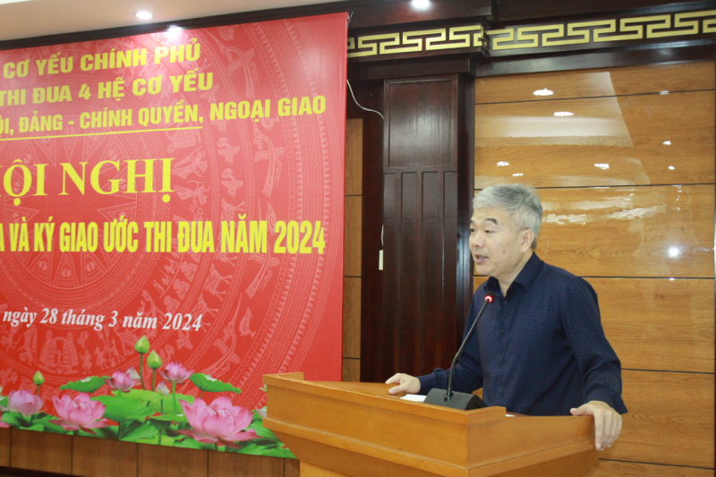 100% đơn vị thuộc Khối thi đua 4 hệ cơ yếu phấn đấu hoàn thành vượt mức chỉ tiêu năm 2024 -0