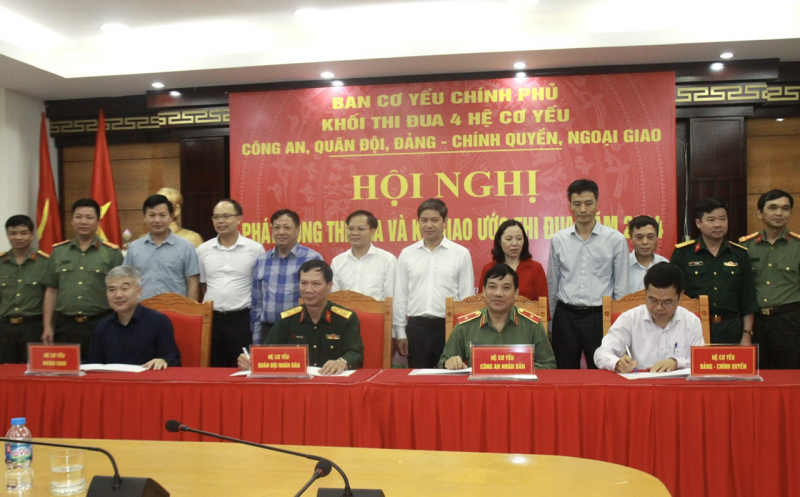 100% cơ quan, đơn vị trong Khối thi đua 4 Hệ cơ yếu phấn đấu hoàn thành vượt mức các chỉ tiêu công tác -0