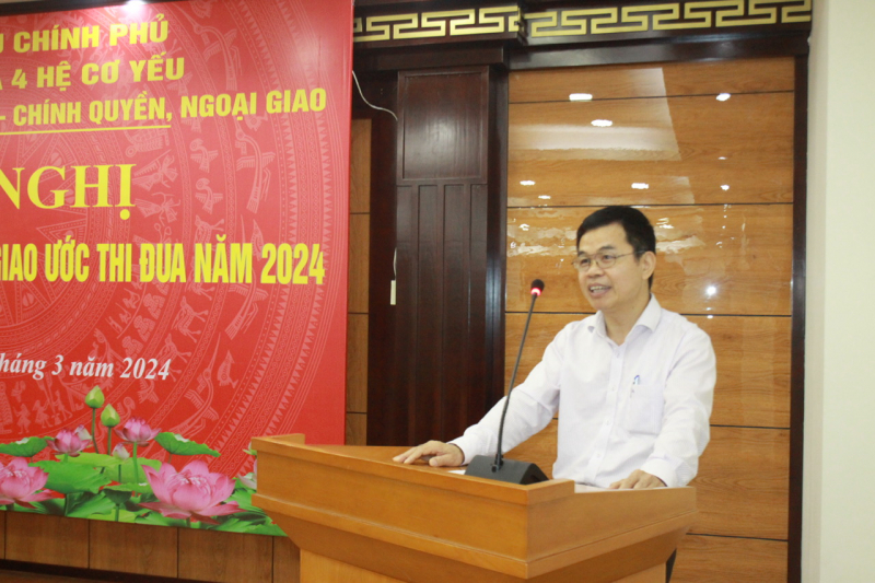 100% đơn vị thuộc Khối thi đua 4 hệ cơ yếu phấn đấu hoàn thành vượt mức chỉ tiêu năm 2024 -0