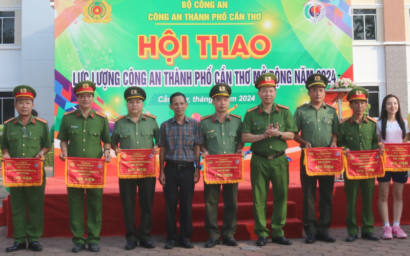 Khai mạc Hội thao lực lượng Công an TP Cần Thơ mở rộng năm 2024 -0