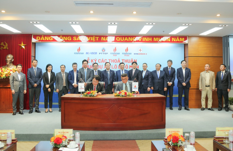 EVNGENCO2 và Petrovietnam ký kết hợp đồng bán khí Lô B cho Nhà máy Nhiệt điện Ô Môn I -0