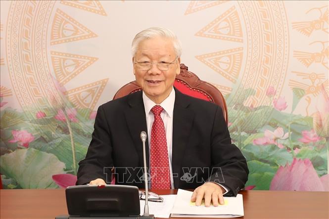 Tổng Bí thư Nguyễn Phú Trọng gửi Thư chúc mừng năm mới hai nước Lào và Campuchia -0