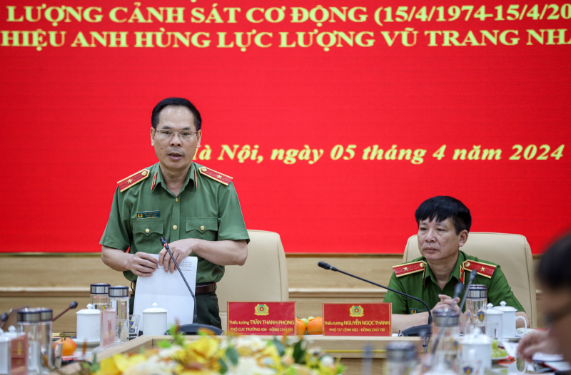 Lan toả hình ảnh đẹp lực lượng Cảnh sát cơ động nhân kỷ niệm 50 năm ngày truyền thống -0