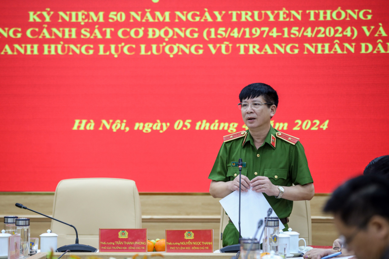 Lan toả hình ảnh đẹp lực lượng Cảnh sát cơ động nhân kỷ niệm 50 năm ngày truyền thống -1