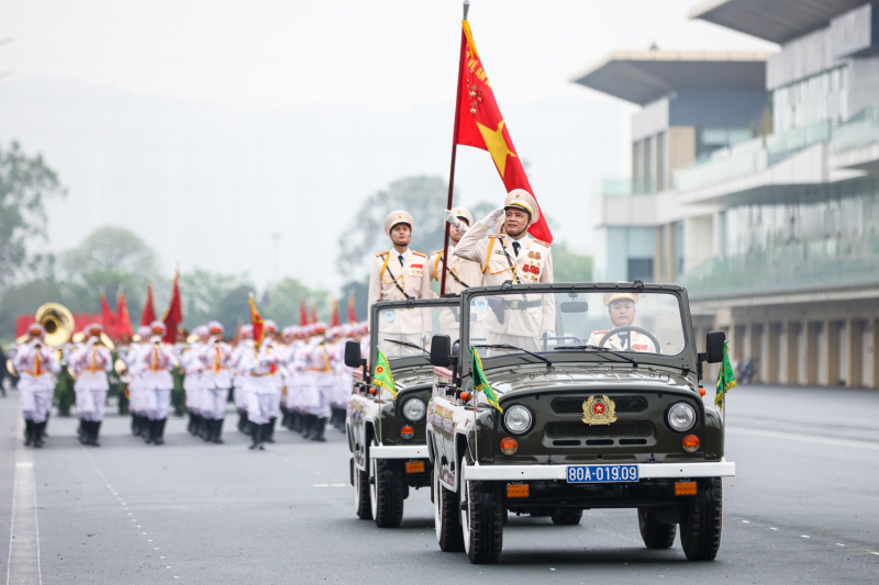 Luyện tập thuần thục, phục vụ tốt Lễ kỷ niệm 50 năm Ngày truyền thống lực lượng Cảnh sát cơ động -0