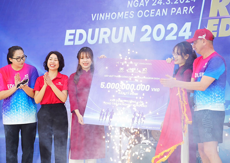 Edurun 2024 quyên góp 5 tỷ đồng để xây trường vùng xa -0