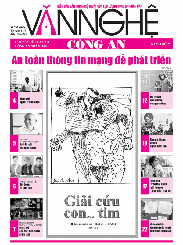 Đón đọc Văn nghệ Công an số 702 -0