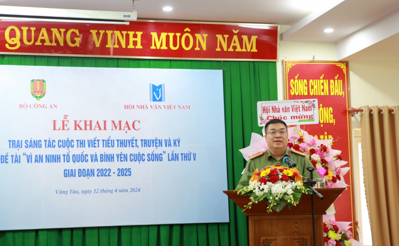 Khai mạc Trại sáng tác cuộc thi “Vì an ninh Tổ quốc và bình yên cuộc sống” lần thứ V -0