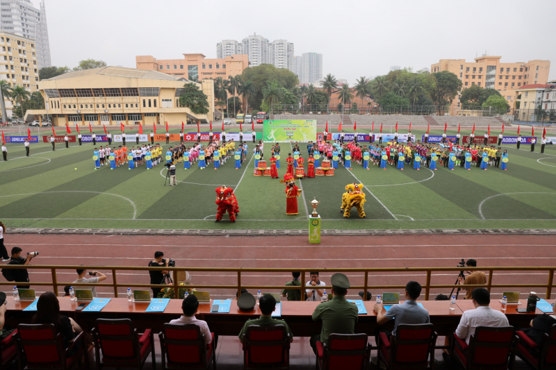 Khai mạc vòng chung kết giải bóng đá Tuổi trẻ công an Thủ đô -0
