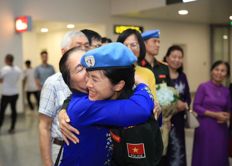 Tiếp tục đóng góp cho lực lượng GGHB LHQ của Bộ Công an -3