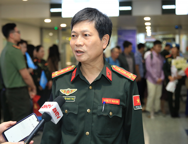 Tiếp tục đóng góp cho lực lượng GGHB LHQ của Bộ Công an -0