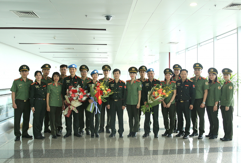 Tiếp tục đóng góp cho lực lượng GGHB LHQ của Bộ Công an -2