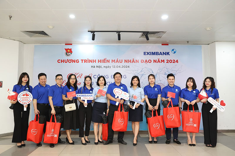 Eximbank tổ chức ngày hội hiến máu vì cộng đồng năm 2024 -2