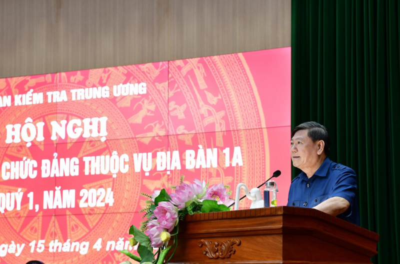 Hội nghị giao ban công tác kiểm tra, giám sát các tổ chức đảng thuộc địa bàn Vụ Địa bàn IA -0