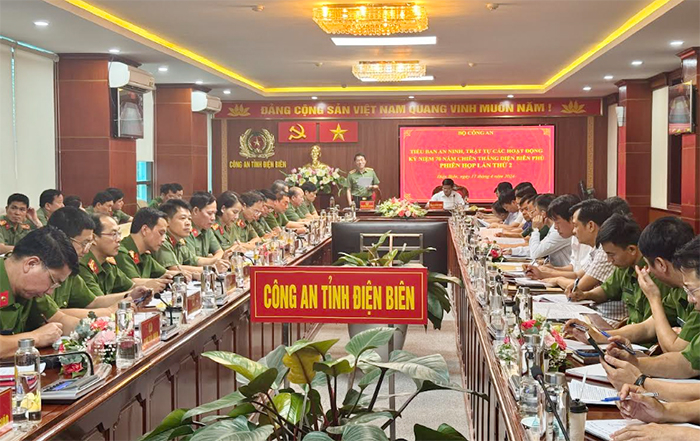 Thượng tướng Lương Tam Quang kiểm tra công tác bảo đảm ANTT Lễ kỷ niệm 70 năm Chiến thắng Điện Biên Phủ -0
