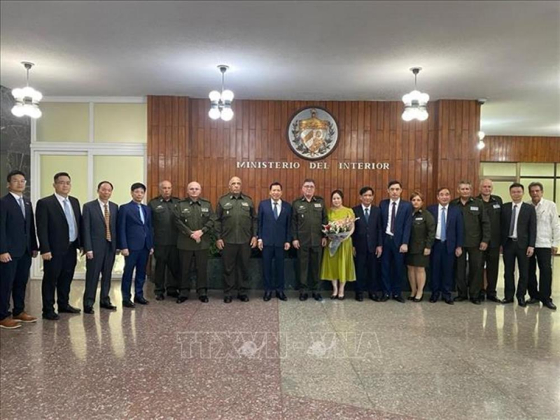 Ministry of Public Security of Vietnam, Cuban Ministry of Interior seek to strengthen cooperation -0