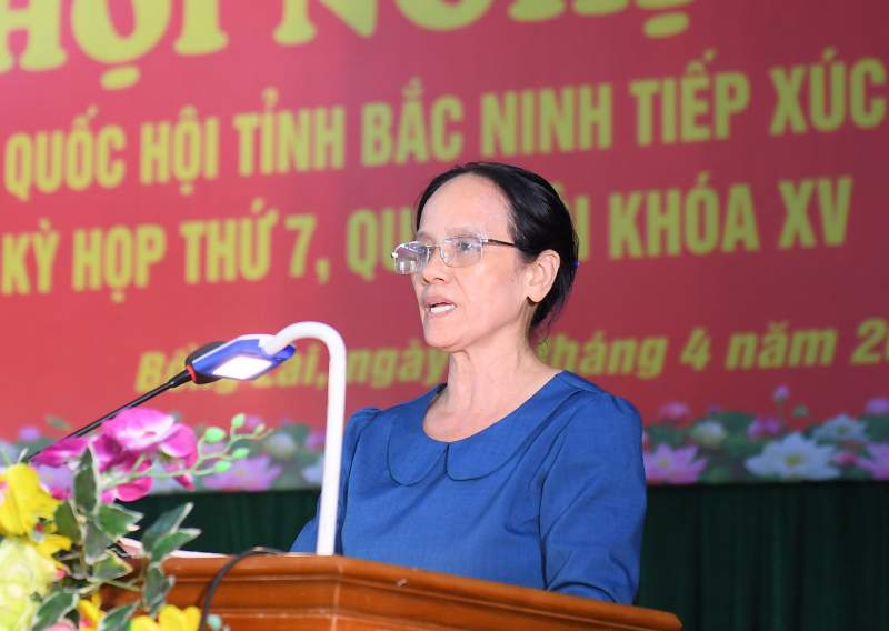 Thứ trưởng Trần Quốc Tỏ tiếp xúc cử tri phường Bồng Lai, thị xã Quế Võ, tỉnh Bắc Ninh -0