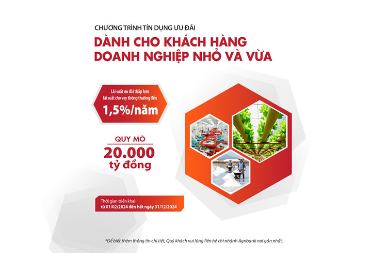 Agribank bổ sung thêm 35.000 tỷ đồng vốn tín dụng ưu đãi hỗ trợ nền kinh tế -0