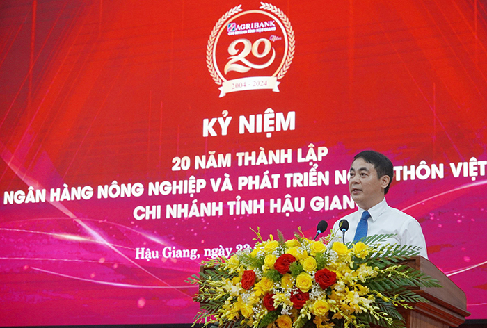 Kỷ niệm 20 năm thành lập Agribank Chi nhánh tỉnh Hậu Giang -0