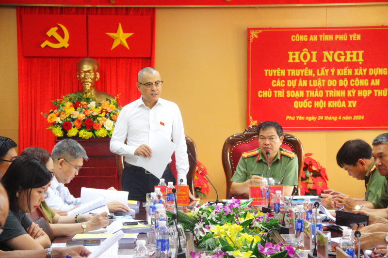 Công an Phú Yên lấy ý kiến xây dựng các dự án Luật do Bộ Công an chủ trì soạn thảo -0