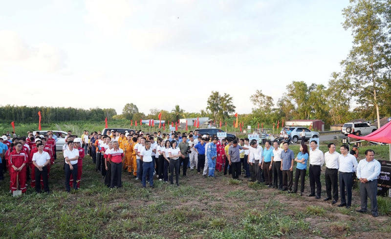 Petrovietnam phát động trồng cây phục hồi rừng trên đất ngập nước -0