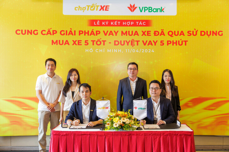 VPBank và Chợ Tốt Xe hợp tác triển khai gói vay mua xe 5 tốt, duyệt vay 5 phút -0
