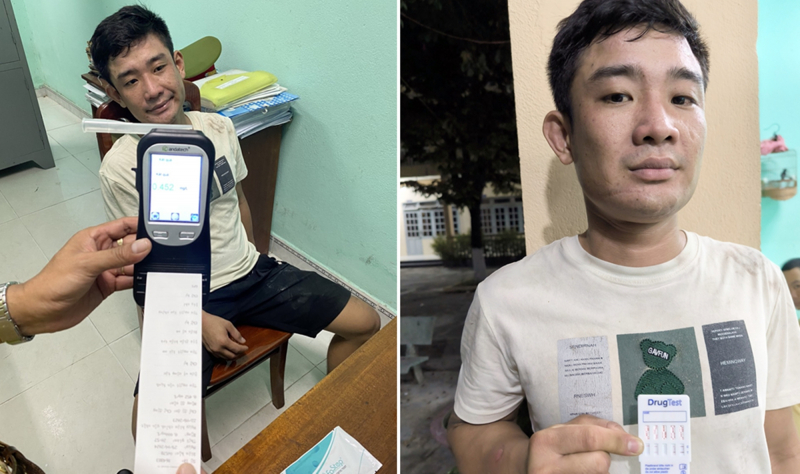 Dương tính với ma túy, vi phạm nồng độ cồn còn chống người thi hành công vụ -0