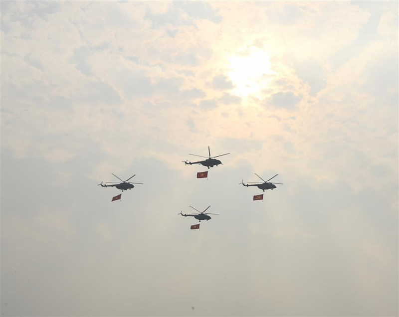 Drill to celebrate 70th Anniversary of the Dien Bien Phu Victory held -0