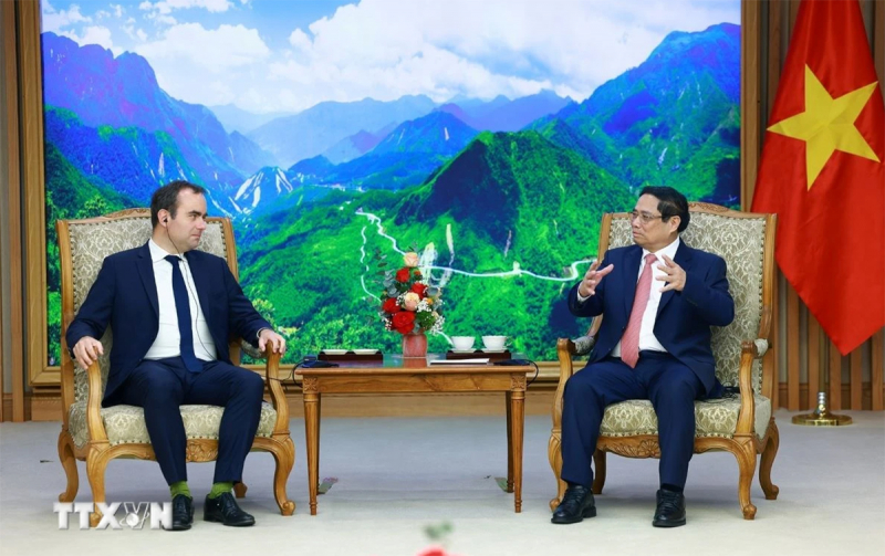 Thủ tướng Phạm Minh Chính tiếp Bộ trưởng Bộ Quân đội Cộng hòa Pháp -0