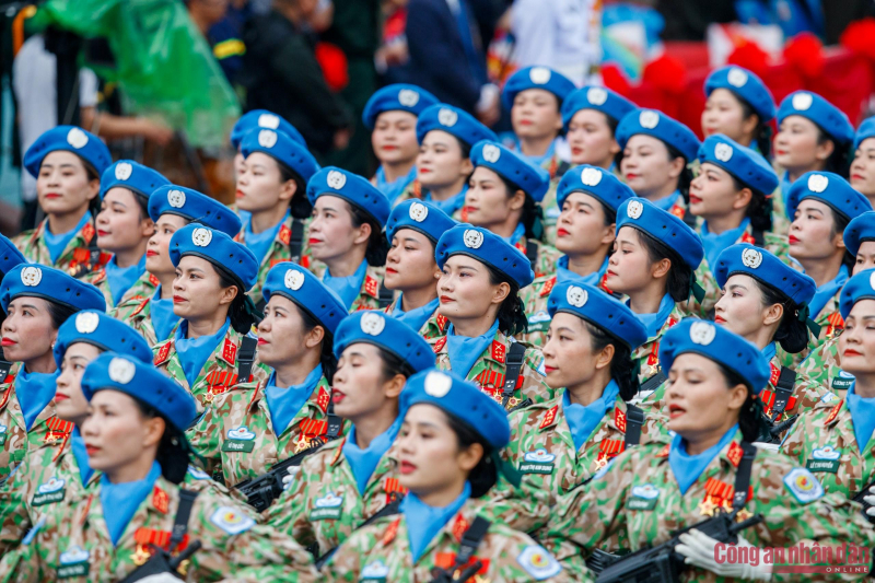 Impressive images of grand military parade for Dien Bien Phu Victory celebration -0