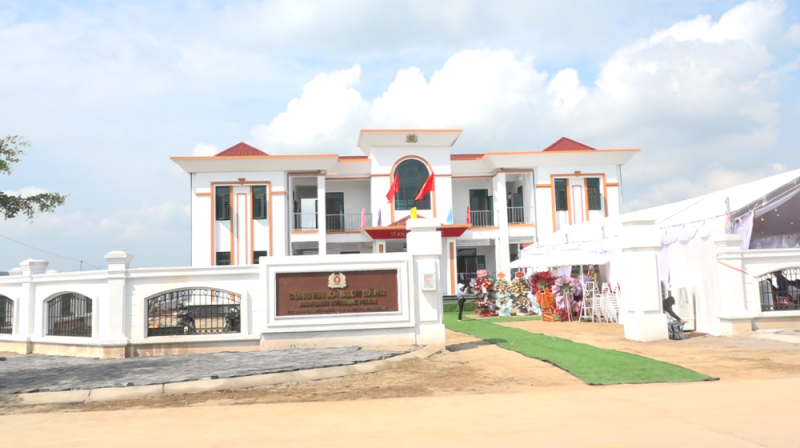 Khánh thành 2 trụ sở làm việc Công an xã An Bình và Công an xã Bạch Đằng -1