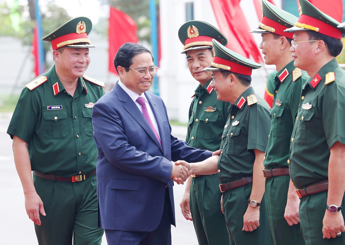 Thủ tướng Phạm Minh Chính thăm và làm việc tại Binh đoàn 12 -0