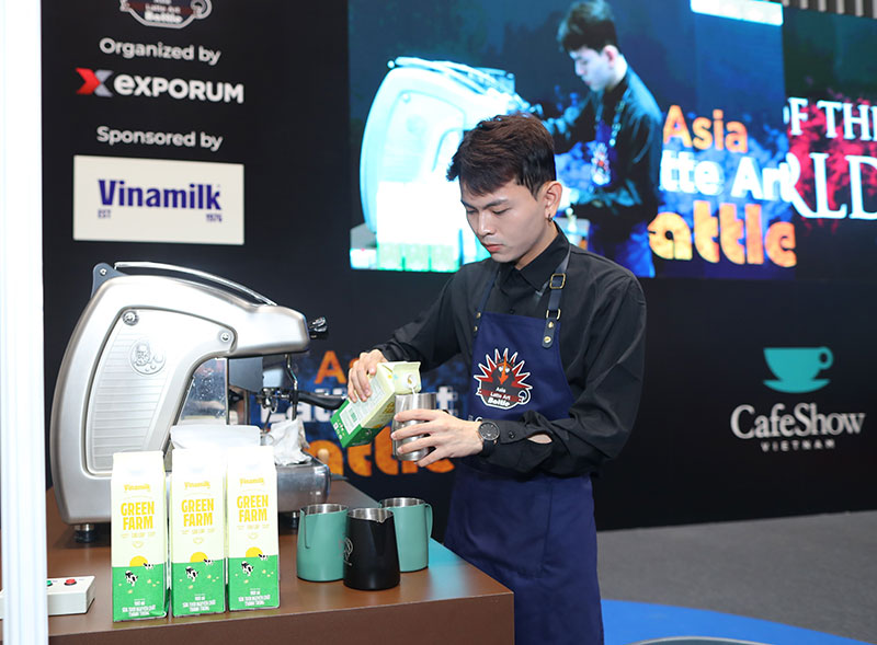 Vinamilk khẳng định vị thế trong pha chế tại đấu trường quốc tế Asia Latte Art Battle -0