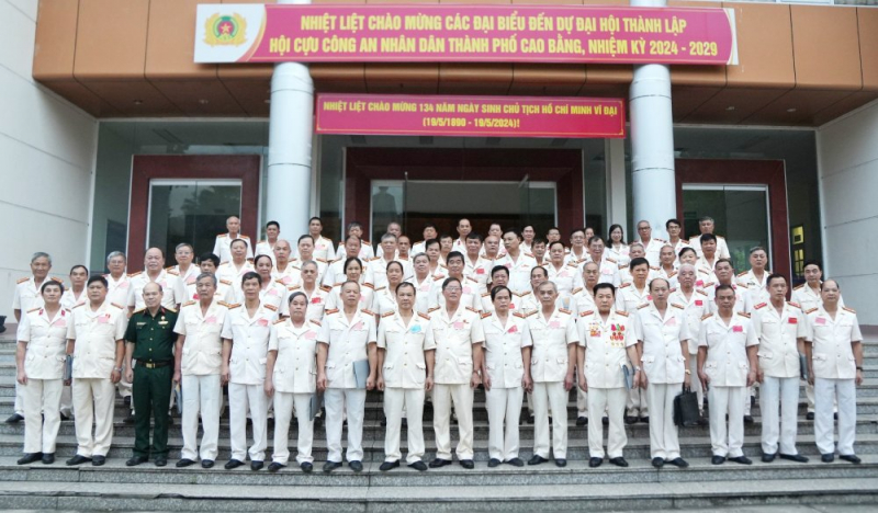 Đại hội thành lập Hội Cựu CAND TP Cao Bằng nhiệm kỳ 2024-2029 -0