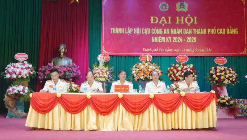 Đại hội thành lập Hội Cựu CAND TP Cao Bằng nhiệm kỳ 2024-2029 -0