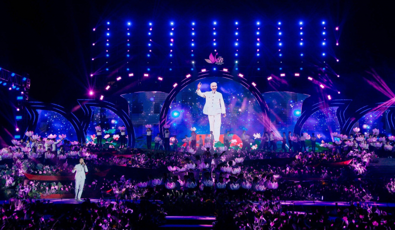 Nhiều ấn tượng từ Lễ hội Sen hồng Đồng Tháp -0