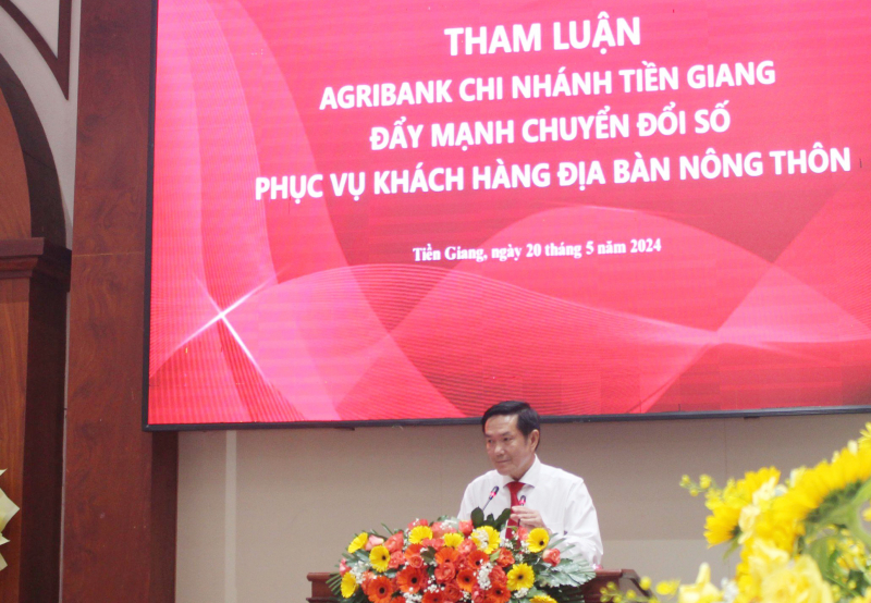 Agribank Tiền Giang giới thiệu nhiều giải pháp số ưu việt tại chuyển đổi số ngành Ngân hàng tỉnh -0