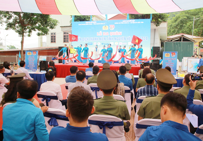 Ra quân chiến dịch thanh niên tình nguyện hè năm 2024 -0