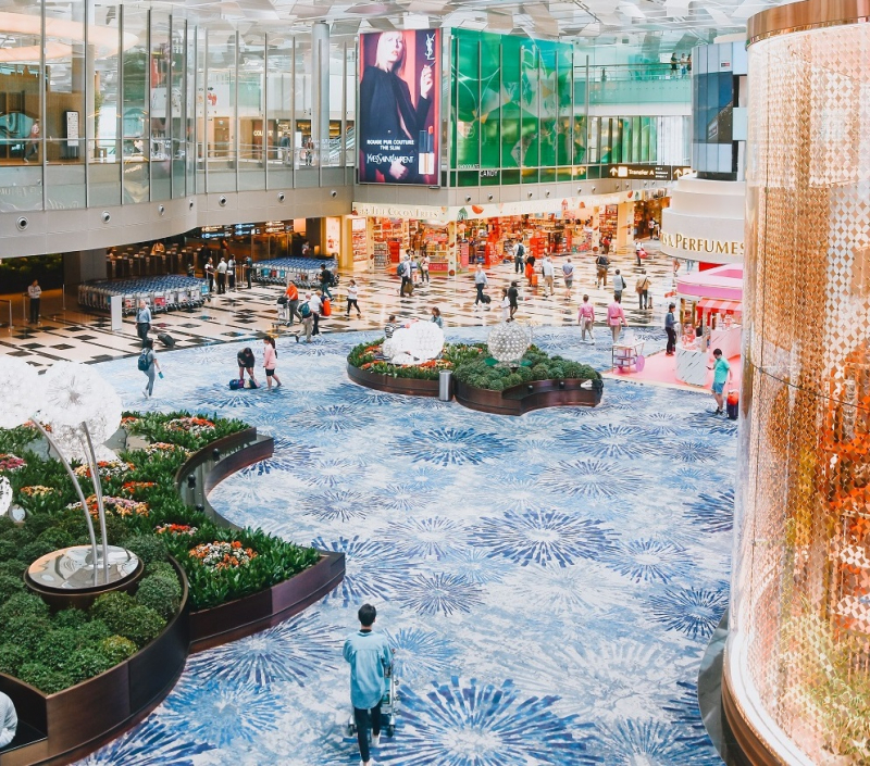 Ngắm sân bay Changi Singapore có thiết kế thân thiện với môi trường -0