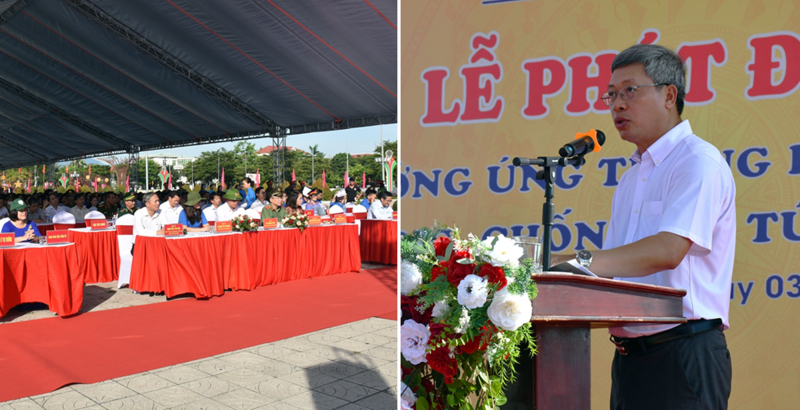 Gần 1.000 người tham gia Lễ phát động phòng, chống ma túy -0