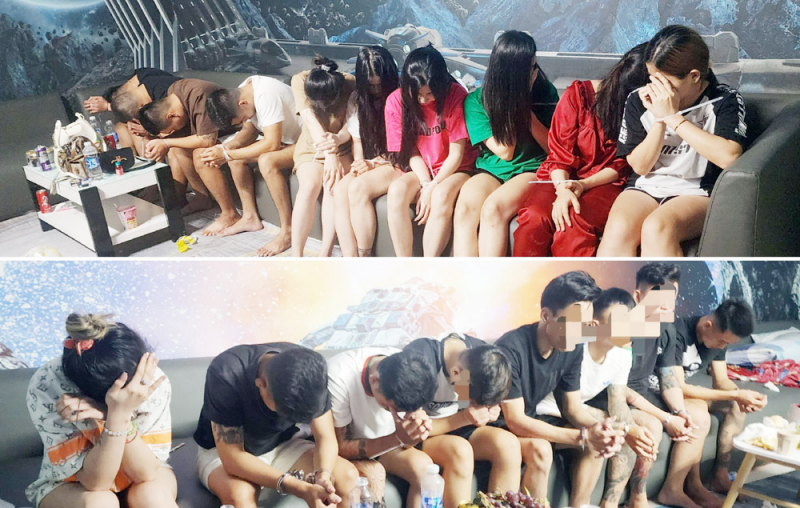  Đập 3 phòng “bay” phát hiện 12 đối tượng dương tính ma túy -0