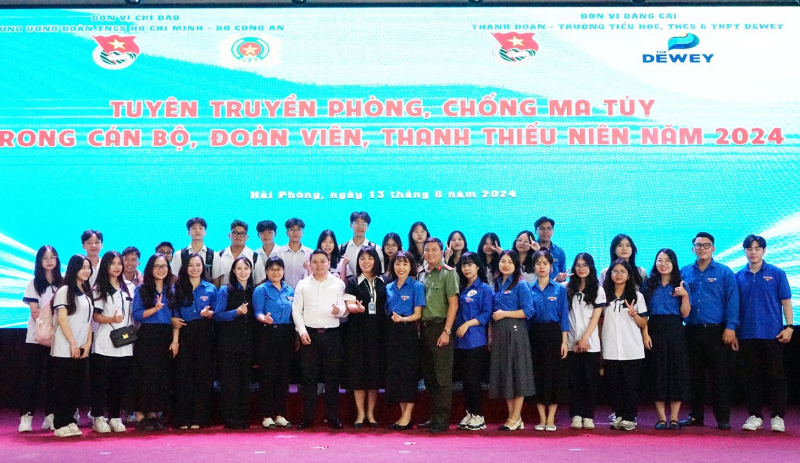 Bộ Công an và Trung ương Đoàn TNCS Hồ Chí Minh: Tổ chức nhiều hoạt động tuyên truyền phòng, chống ma túy tại Hải Phòng -0