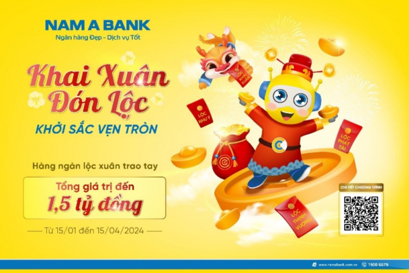 “Khai Xuân Đón Lộc – Khởi Sắc Vẹn Tròn” cùng Nam A Bank -0