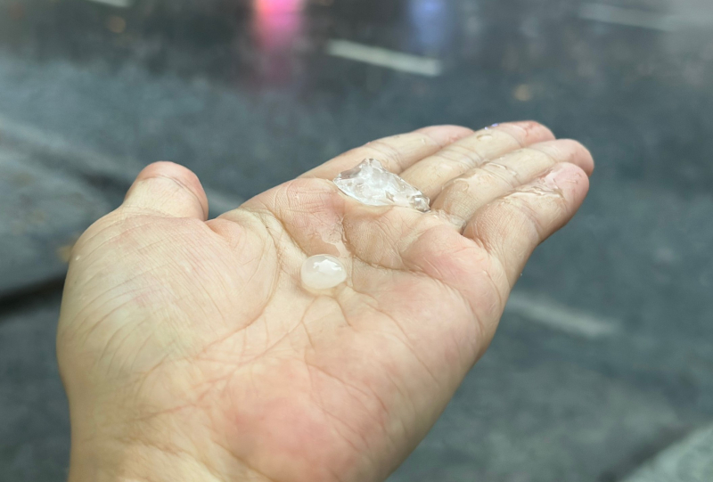     Mưa đá, sự cố cây ngã trong cơn mưa lớn kèm dông lốc ở TP Hồ Chí Minh -1