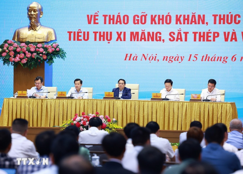 Phát triển hạ tầng, tháo gỡ khó khăn cho sản xuất, tiêu thụ vật liệu xây dựng -0