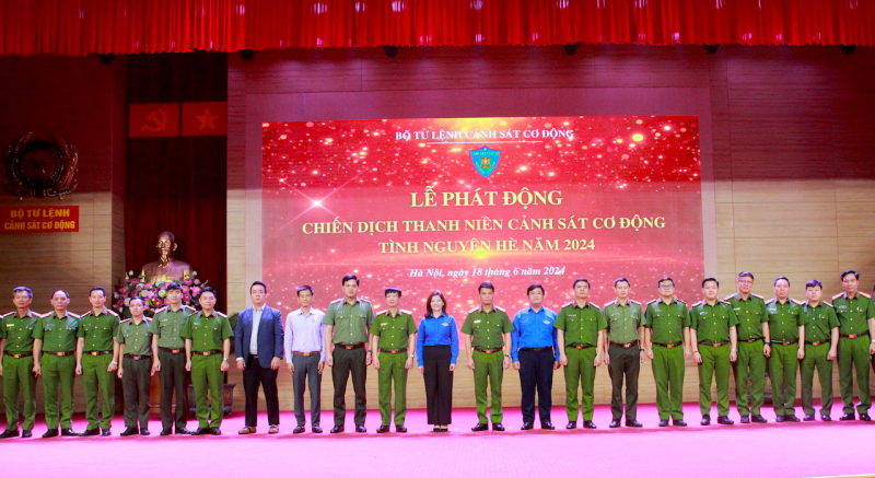 Tuổi trẻ Cảnh sát cơ động phát động chiến dịch tình nguyện hè, huy động nguồn lực 800 triệu đồng -0