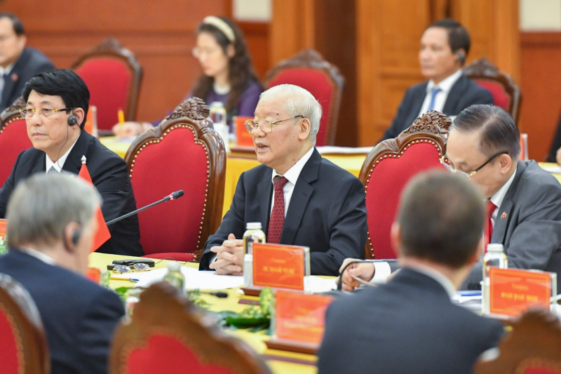 Tổng Bí thư Nguyễn Phú Trọng hội đàm cùng Tổng thống Vladimir Putin -0